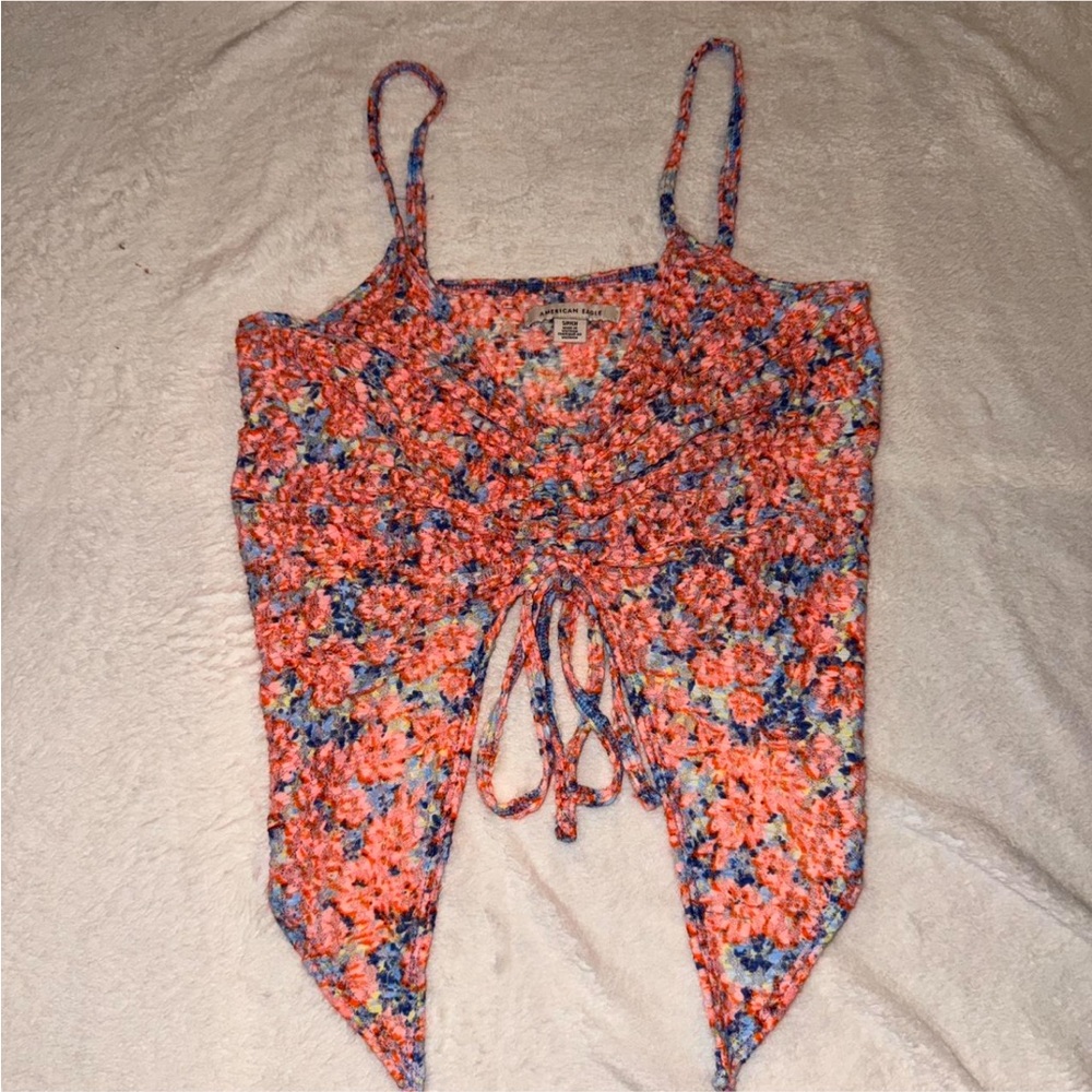 American Eagle floral tank top